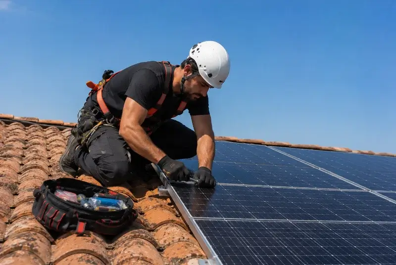 Maintenance et monitoring de panneaux solaires à Léaz