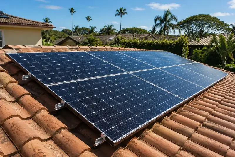 Installation de panneaux solaires à Léaz